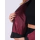 thumbnail image 5 of Abrigo rompevientos Allegra K para mujer con cremallera Vino rojo S, 5 of 6