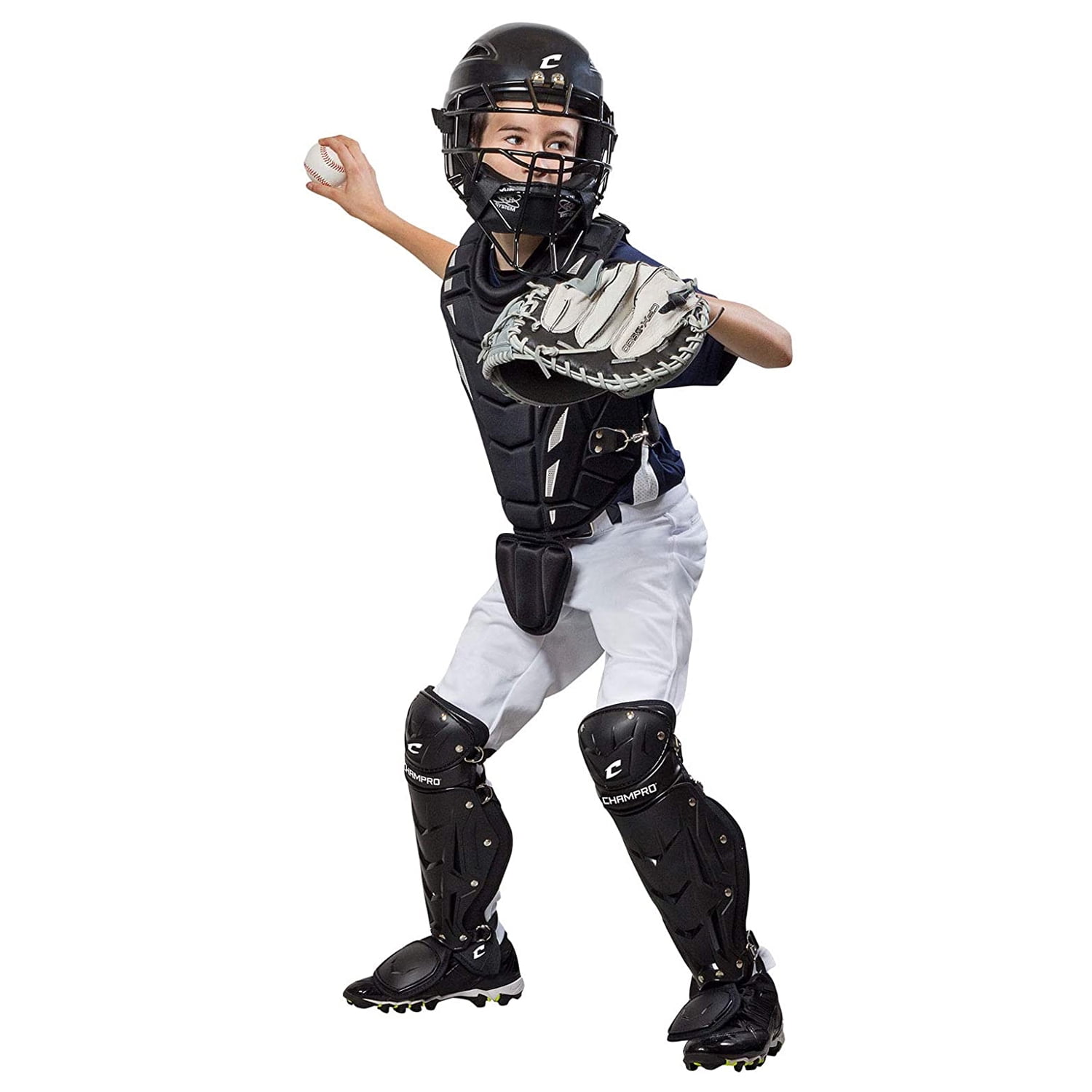 Champro Helmax Youth Flexible Catchers Protective Equipment Lightweight Gear Set 