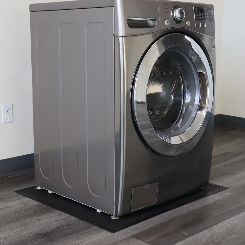 Rubber-Cal Rubber "Washer and Dryer Mat" - 5mm x 32" x 29"