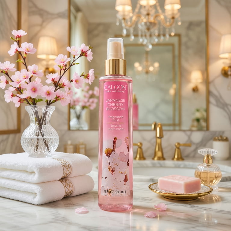 Calgon, Body Mist, 8 Oz / 236 Ml, Japanese Cherry Blossom