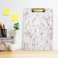 thumbnail image 5 of FMSHPON Marble Paint Clipboard Hardboard Wood Nursing Clip Board and Pull for Standard A4 Letter 13x9 inches, 5 of 7