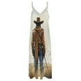 thumbnail image 6 of Western Cowboy Style Sleeveless Dress Loose Women's Dress Dresses Luxury Evening Dresses, 6 of 9