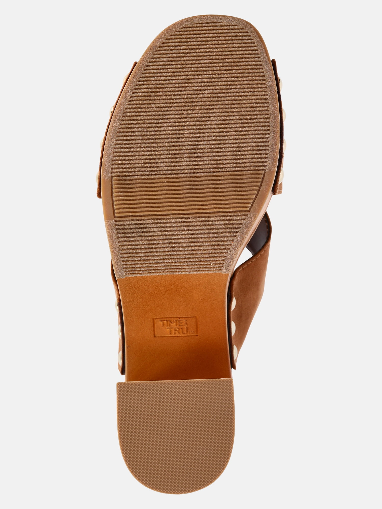 Time and Tru Women's X-Band Heeled Sandals