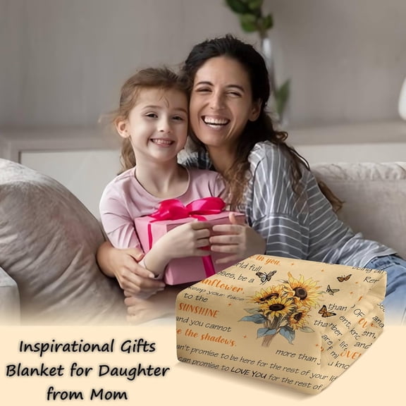 Positive Daily Affirmations Blanket, Badass Affirmations Gifts for Women, Inspirational Motivational Gifts for Women, Mental Health Funny Sobriety Gifts for Women Positive Affirmations Blanket 50x60