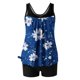 thumbnail image 4 of Trajes de Baño de Mujer Más Tamaño Impresión Bowknot Dos Piezas con Pantalones Cortos, Pantalones Cortos de Tamaño Más para las Mujeres, 4 of 8