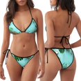 thumbnail image 3 of Disketp Tropical Pineapple para Bañador de Dos Piezas para Mujer, Bikini Sexy Halter String, Conjunto de Bikini en Triángulo, 3 of 6