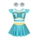 thumbnail image 3 of Bañador para niña con temática de princesa, traje de baño creativo para playa, piscina, fiesta, Bikini, 2 piezas, 3 of 5