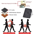 thumbnail image 6 of LOUEBICA Wallet for Men Large Capacity Leather RFID Blocking Trifold Wallet with 2 ID Windows and 15 Card Holders, 6 of 7