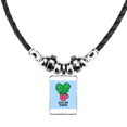 thumbnail image 1 of amo la espina de cactus collar a mano colgante de cuerda de cuero Unbranded M, 1 of 3