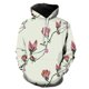 thumbnail image 1 of Sudadera con capucha para hombre, diseño de flor de magnolia, de moda, de gran tamaño, con capucha, estilo hip hop, informal, de primavera, de manga larga, genial., 1 of 6