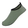 thumbnail image 2 of GrmtClth Fine Geometric Tone Water Skin Shoes Elastic Ankle Opening For Easy On And Off Daily Wear Green 35(US/5), 2 of 4