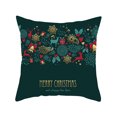 thumbnail image 3 of Inteprter Funda de almohada de decoración navideña para el hogar, funda de cojín de árbol de Papá Noel, adorno de Feliz Navidad, regalo de Navidad Decoración del hogar #5 Inteprter HA000402-05B, 3 of 6