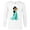 White, variant on Disney Aladdin Princess Jasmine and Magic Lamp 90s T-Shirt - Long Sleeve T-Shirt for Men - Customized-White