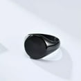 thumbnail image 3 of 15mm Gold/Silver/Black Round Band Men's Stainless Steel Polished Ring Size 6-12, 3 of 9