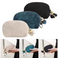 thumbnail image 2 of Women Leather Small Coin Card Key Flower Pendant Wallet Pouch Mini Purse, 2 of 5