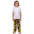 thumbnail image 3 of Dr. Seuss The Grinch Pajamas Kid's Santa Hat Buffalo Plaid Lounge Pants Pajama Bottoms, 3 of 6