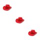 thumbnail image 2 of Sombreros de Vaquero Minnieouse Diseño Especial Gorras Masculinas Color Rojo Caqui Negro 58x58x12cm, 2 of 6