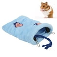 thumbnail image 1 of Flannel Hamster Sleeping Bag, Soft And Warm Hideout With Hanging Hooks, Ideal For Small Pets, 1 of 8