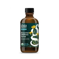 Gaia Herbs Bronchial Wellness Syrup - Respiratory Support Supplement to Help Maintain Lung Health & Help Provide Comfort for Occasional Dry Cough* - 5.4 Fl Oz (Up to 32 Servings)