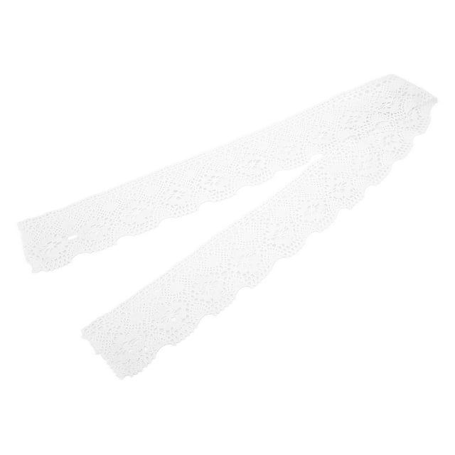 Fyydes Lace Trim, Clear Pattern Lace Ribbon Environmentally Friendly For Clothing Decoration For DIY Curtain