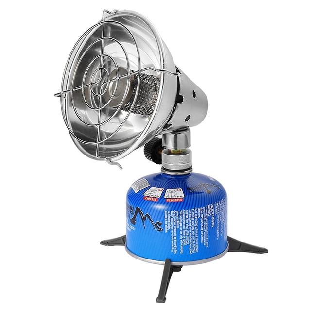 Calentador de gas portátil, calefacción rápida, control de calor ajustable, carpa para exteriores multiusos, calentador de gas butano, cubierta para cocinar, pescar en el hielo