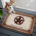 thumbnail image 3 of Western Star Retro Entryway Rug 2'x3'&nbsp; Non Slip Front Door Mats, Country Texas Stars Res Buffalo Plaid Entrance Rugs Indoor Outdoor Carpet, Washable Floor Mats Small Area Rug for Bedroom Kitchen, 3 of 8