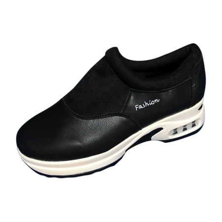

Larisalt Women S Fashion Sneakers Women’s Fashion Sneakers Perforated Slip on Flats Comfortable Walking Casual Shoes Black