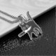 thumbnail image 4 of Collar de gato Yashi colgante de gato asesino negro 2 piezas, 4 of 4