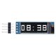 thumbnail image 1 of Módulo OLED de 0,91 pulgadas 4 pines 128x32 IIC SSD1306 Módulo DIY 3,3 V/5 V (pantalla blanca) Tmvgtek Para estrenar, 1 of 5