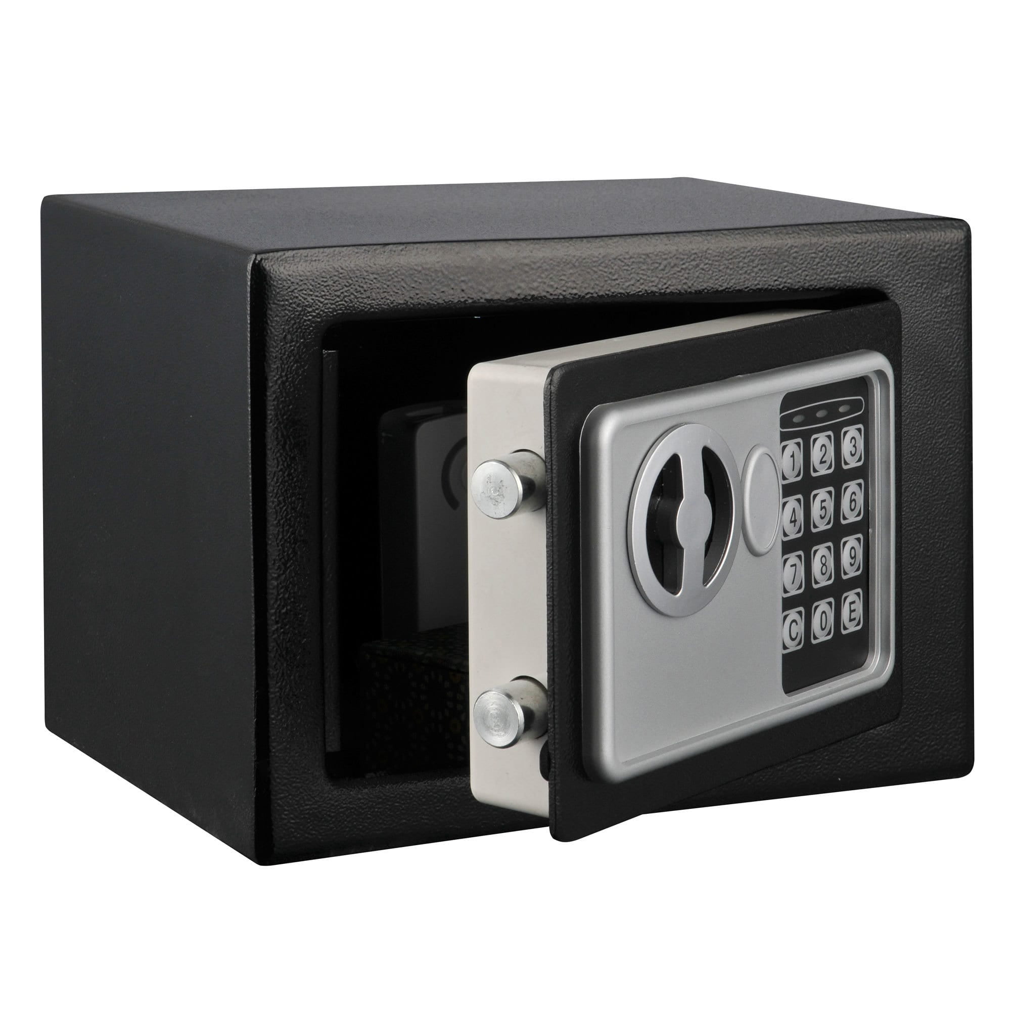 Digital Home Jewelry Cash Security Safe Box Waterproof Electronic Steel Black|# 