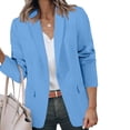 thumbnail image 5 of Xaqiouau Womens Business Casual Blazer Single Button Suit Jacket Long Sleeve Office Work Blazer Slim Fit Dressy Casual Jacket with Pockets, 5 of 6