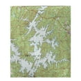 thumbnail image 1 of Betsy Drake BK975 50 x 60 in. Lake Martin, AL Nautical Map Fleece Throw, 1 of 1