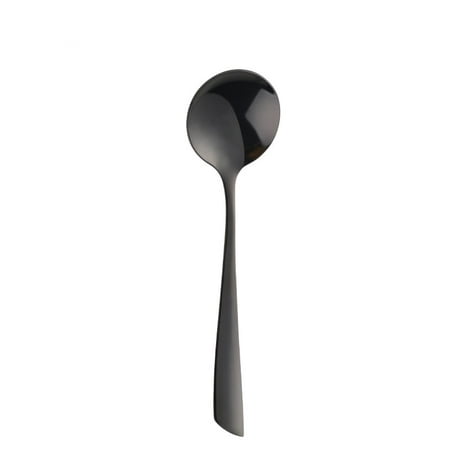 

1Pc Stainless Steel Dessert Spoon Creative Handle Ice Cream Scoop Small Coffee Teaspoon Dinner Spoon Tableware Party Cutlery