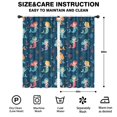 thumbnail image 2 of Blackout Kids Curtains,Dark Blue Mermaid Pattern Childrens Insulated Curtains Set Of 2,Bedroom Essentials,Toddler Room Decor 42"x84", 2 of 5