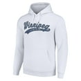thumbnail image 2 of Men's Starter White Winnipeg Jets Tailsweep Fleece Tri-Blend Pullover Hoodie, 2 of 3
