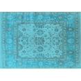 thumbnail image 1 of Ahgly Company Indoor Rectangle Oriental Light Blue Industrial Area Rugs, 3' x 5', 1 of 4