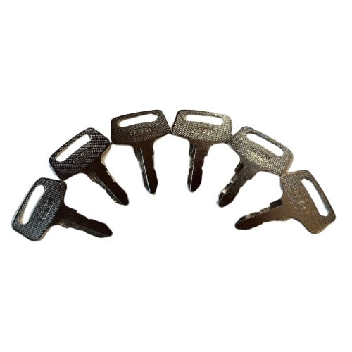 6 Pack 90# 55150 Keys For Kubota Mower Tractor Generator Ignition Key 37410-55150 F2260 BX2200