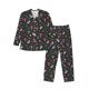 thumbnail image 1 of Balery Forest Flora and Insects Pijama para Hombre de Dos Piezas con Manga Larga, Conjunto de Dormir y Descanso Suave con Bolsillos-X-Large, 1 of 7
