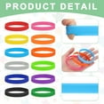thumbnail image 4 of 12Pcs Silicone Rubber Bands Non-slip 4 Inch Flat for Books, White, 4 of 6