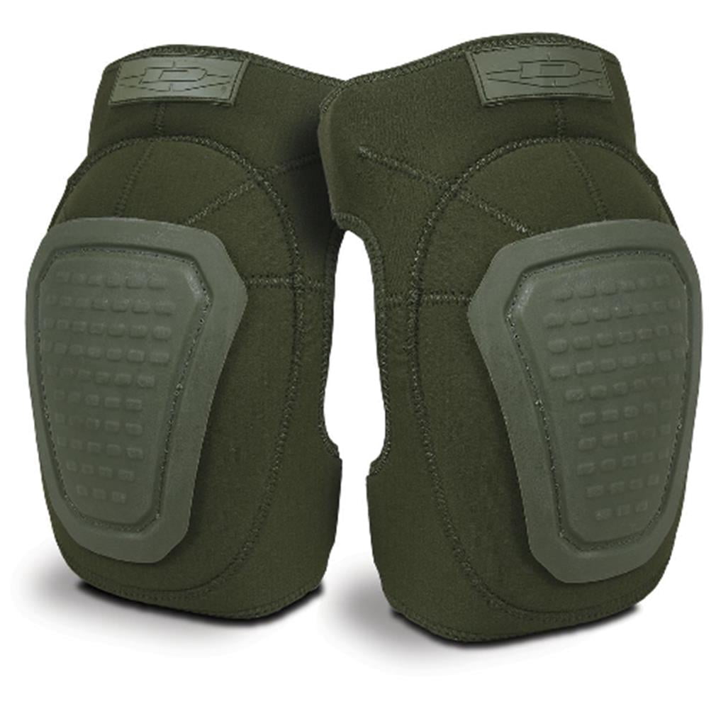 Damascus Gear Knee Pad,UNIV,Hook/Loop,Green,PR DNKP-OD