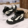 thumbnail image 5 of Kids Winter Barefoot Shoes Girls Boys Wide Toe Box Fur Lined Warm Anti-Slip Minimalist Outdoor Ankle Walking Hiking Snow Boots, 5 of 12