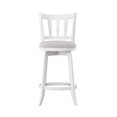 thumbnail image 2 of Hillsdale Furniture Presque Isle Wood Counter Height Swivel Stool, White, 2 of 16