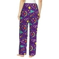 thumbnail image 3 of Xecao Retro 80s Style Women's Straight Lounge Pajama Pants: The Epitome of Relaxed Sleepwear, 3 of 9