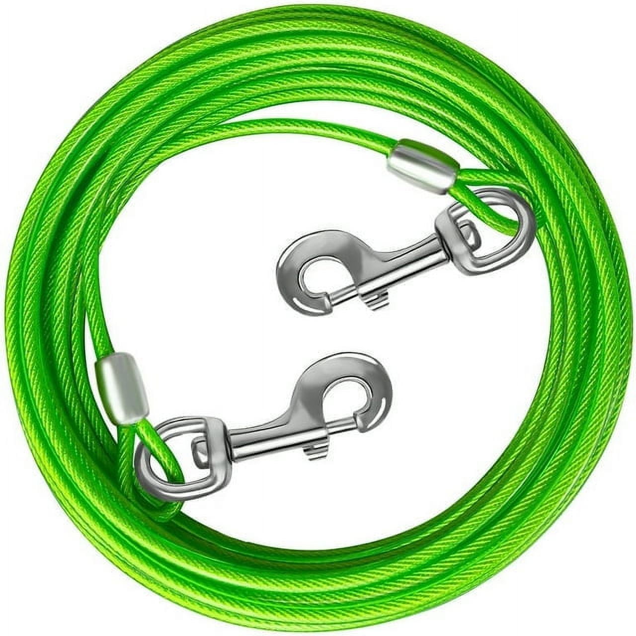 HaiYUAN Dog Tie Out Cable 10/15/20/25/30 FT Dog Runner for Yard