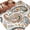 Brown, variant on Paisley Flower Area Rugs 8'x10', Washable Small Throw Rugs for Living Room Patio, Spring Watercolor Floral Leaf Plant Indoor Outdoor Rug Non-Slip Low Pile Carpet Runner Reversible Floor Mats