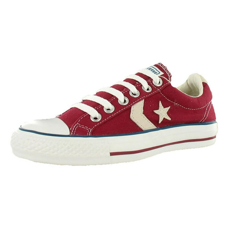 Converse Star Player Ox Red / White Ankle-High Canvas Sneaker - 5M 3M Walmart.com