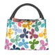 thumbnail image 1 of Easygdp Colorful Butterflies Bolsa de Almuerzo Insulada Reutilizable, Bolsa de Mano y Bandolera para Oficina, Trabajo, Viajes, 1 of 6