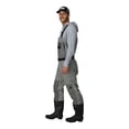 thumbnail image 5 of Frogg Toggs Hellbender PRO Bootfoot Chest Waders for Men with Felt Sole for Fishing, Gray, Size 11, 5 of 7