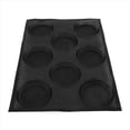 thumbnail image 2 of Moldes para Pan de Hamburguesa de 8 Agujeros para Hornear Moldes de Pan de Silicona de Malla para Hornear Moldes para Hornear Perforados Antiadherentes, 2 of 5