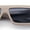 Beige - Black, variant on Womens Minimal Rectangle Cat Eye Retro Thick Plastic Urban Sunglasses Blue - Black